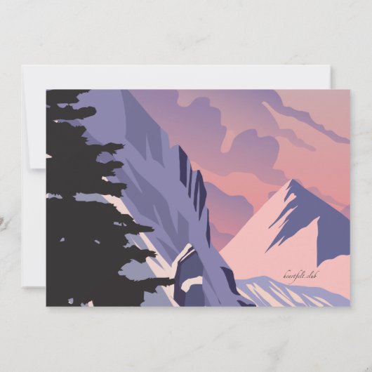 Sneeuwscooter Uitnodiging (Achterkant)