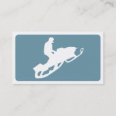 sneeuwscooter visitekaartje (Achterkant)