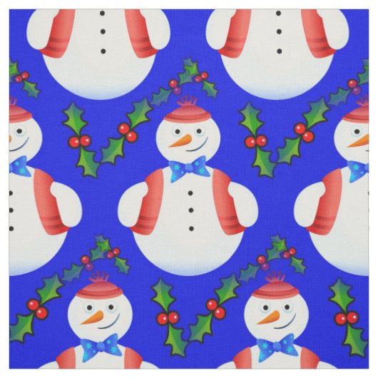 sneeuwscooter voor kerstmis stof (Swatch)