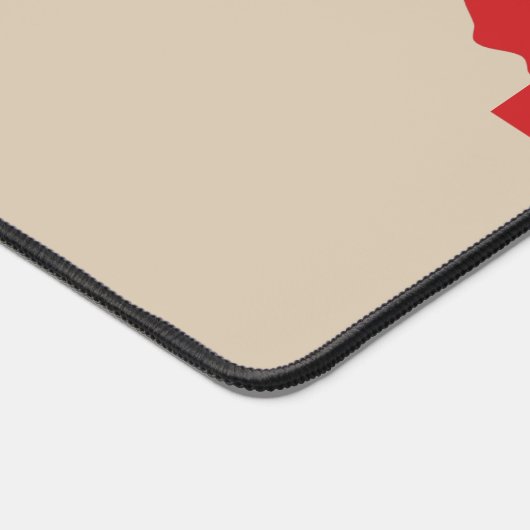 Sneeuwscooter Winter thema gepersonaliseerd Bureaumat (Hoek)