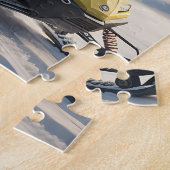 sneeuwscooterpuzzel legpuzzel (Zijkant)