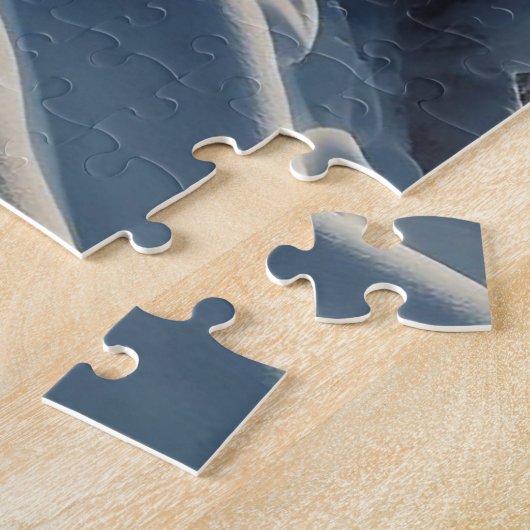 sneeuwscooterpuzzel legpuzzel (Zijkant)