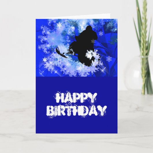 Sneeuwscooters in de Avalanche Kaart (Voorkant)