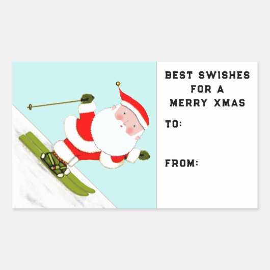 Sneeuwscooters kerstfeestdag cadeautjes Labels (Voorkant)