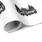 Sneeuwscooters - Kreetsneeuw Cadeaupapier (Rol Hoek)