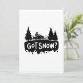 Sneeuwscooters - Kreetsneeuw Kaart (Staand voorkant)