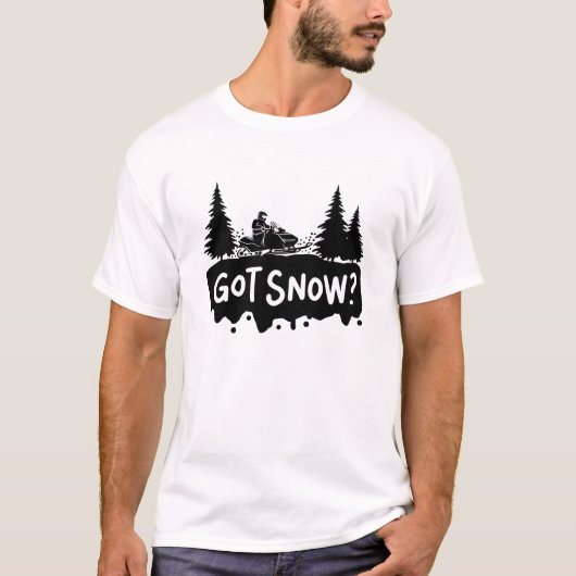 Sneeuwscooters - Kreetsneeuw T-shirt (Voorkant)