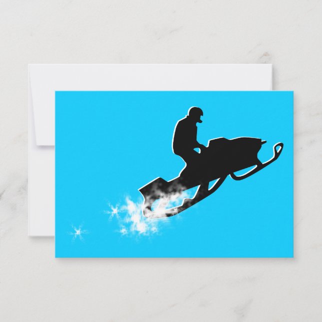 sneeuwscooters : poederspoor (Voorkant)