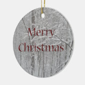 Sneeuwscooters voor vrolijk kerstfeest Storm Keramisch Ornament (Links)