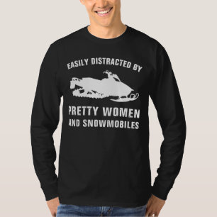Sneeuwscooters & vrouwen Afleiding: Omarm de T-shirt