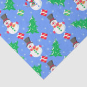 Sneeuwse kerstbomen en Cadeaus Tissuepapier (Detail)