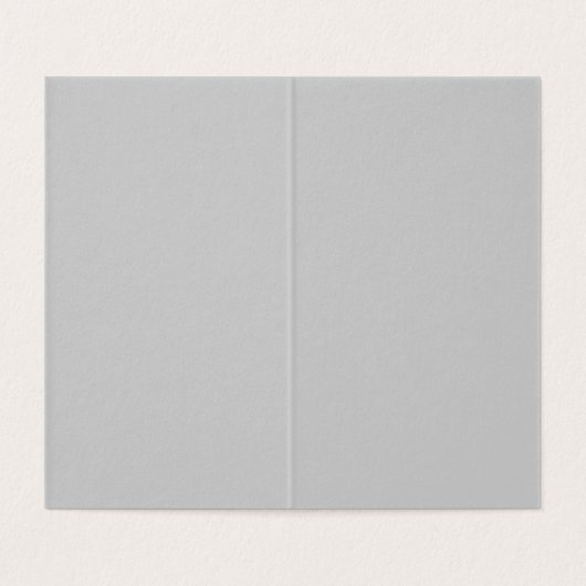 SneeuwSjabloon Gevouwen Kaart (Binnenkant ongevouwen)