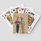 sneeuwskaarten pokerkaarten (Achterkant)