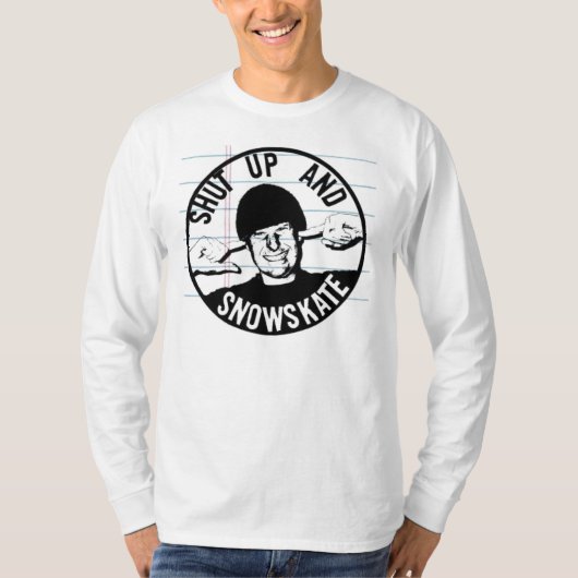 sneeuwskate t-shirt (Voorkant)