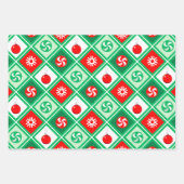 Sneeuwski Skivakantie Cadeaupapier (Voorkant 2)