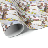 Sneeuwskibergen Cadeaupapier (Rol Hoek)