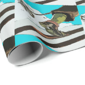 Sneeuwskibergen Cadeaupapier (Rol Hoek)