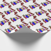 Sneeuwskibergen Cadeaupapier (Hoek)