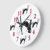 Sneeuwskieklok - de tijd naar Ski Grote Klok (Hoek)