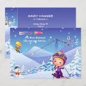 Sneeuwskiën op uitnodiging (Voorkant / Achterkant)