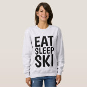 SNEEUWSKIËNTEN T-shirts, EAT SLEEP SKI Trui (Voorkant volledig)
