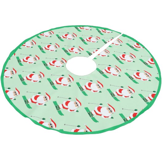 sneeuwskiër kerstboom rok (Gekanteld)