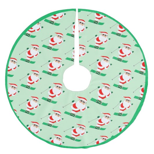 sneeuwskiër kerstboom rok (Voorkant)