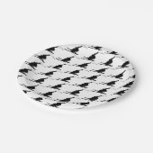 Sneeuwskiër Papieren Bordje (Gekanteld)