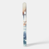 Sneeuwskiërs in Waterverf Case-Mate iPhone Case (Achterkant / Links)