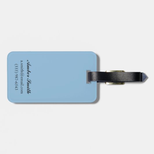 Sneeuwskiever - Mount Spokane Bagagelabel (Achterkant horizontaal)