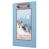 Sneeuwskiever - Mount Spokane Klembord (Links)