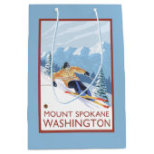 Sneeuwskiever - Mount Spokane Medium Cadeauzakje (Voorkant)