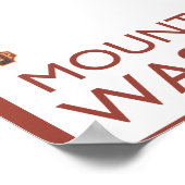 Sneeuwskiever - Mount Spokane Poster (Hoek)