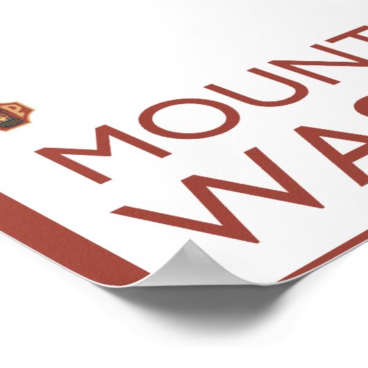 Sneeuwskiever - Mount Spokane Poster (Hoek)