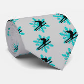 sneeuwskismen stropdas (Opgerold)