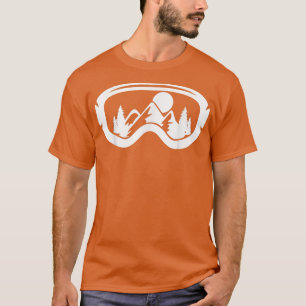 sneeuwskispelgaai wintersport alpiene neerwaartse t-shirt