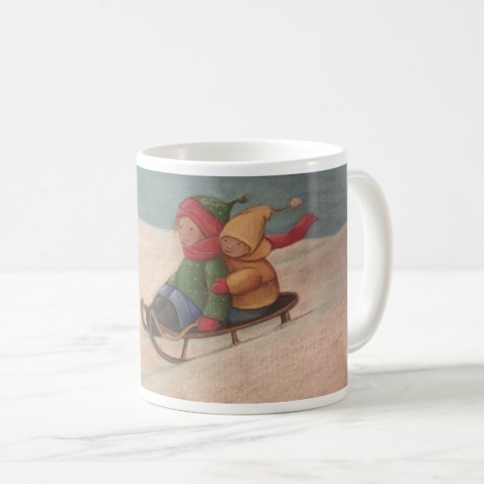 Sneeuwsleeën Koffiemok (Voorkant rechts)