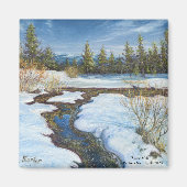 "Sneeuwsmelt" Magnet (Voorkant)