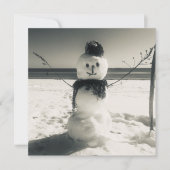 sneeuwsneeuwpop kaart (Voorkant)