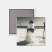 sneeuwsneeuwpop magneet (Voorkant / Achterkant)