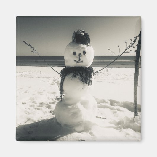 sneeuwsneeuwpop magneet (Voorkant)