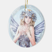 Sneeuwsparkel Keramisch Ornament (Links)