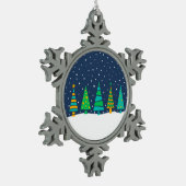 Sneeuwsparren Sneeuwvlok Ornament (Links)