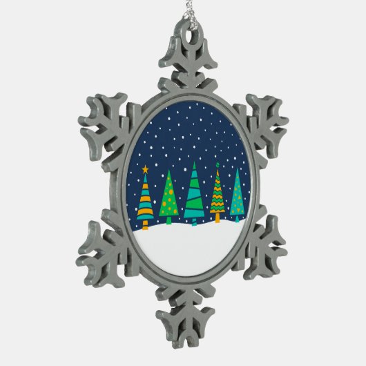 Sneeuwsparren Sneeuwvlok Ornament (Links)