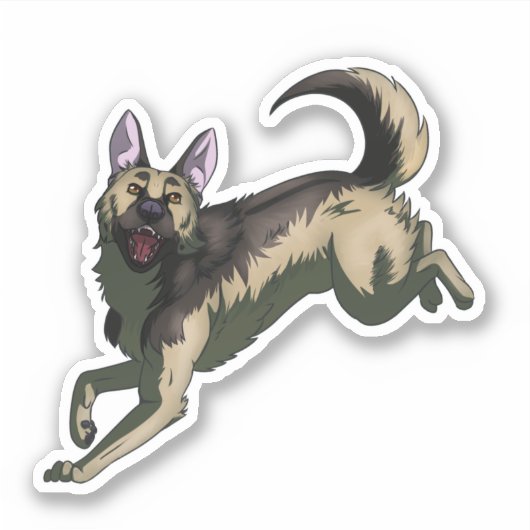 Sneeuwspellen Sticker (Voorkant)