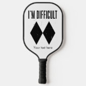 Sneeuwsport Ik ben moeilijk skigeag Pickleball Paddle (Achterkant)