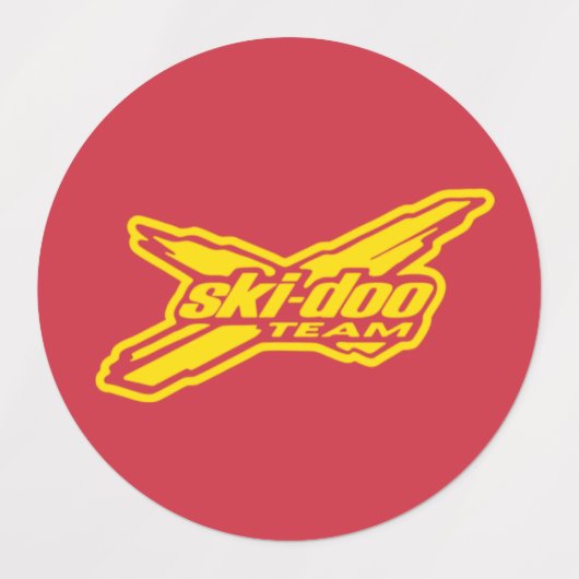 Sneeuwsportploeg Labels (Design 1)