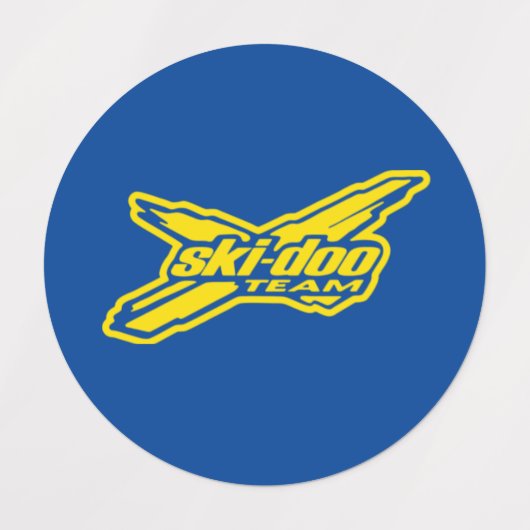 Sneeuwsportploeg Labels (Design 2)