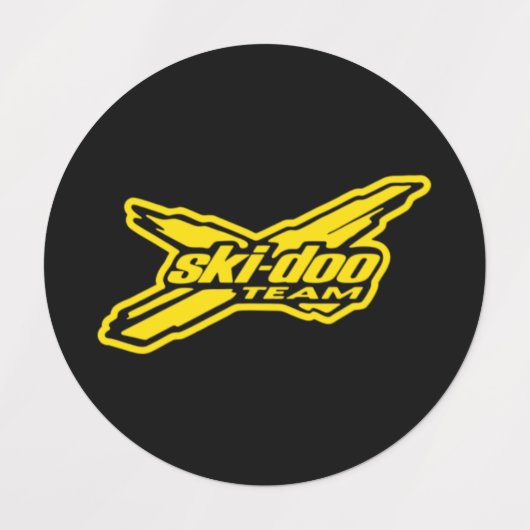 Sneeuwsportploeg Labels (Design 1)