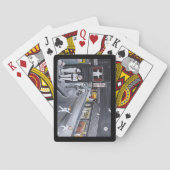 Sneeuwstad Schilderij van Alfred Fox Pokerkaarten (Achterkant)